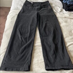 Gap high rise stride wide leg jeans
